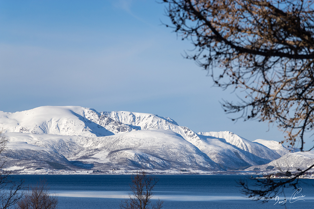 Paysage enneigé de Norvège