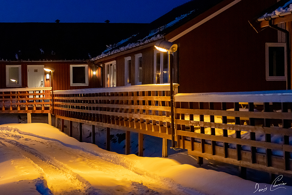 Paysage enneigé de Norvège