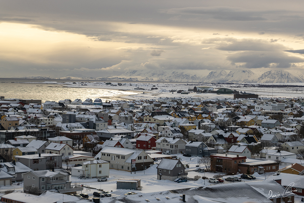 Paysage enneigé de Norvège