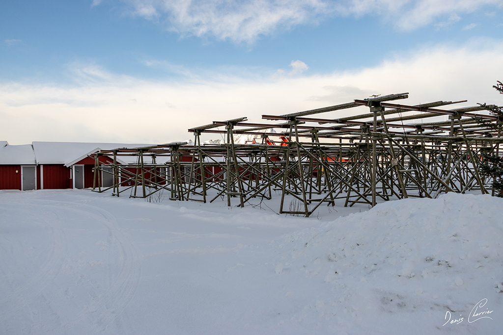 Paysage enneigé de Norvège