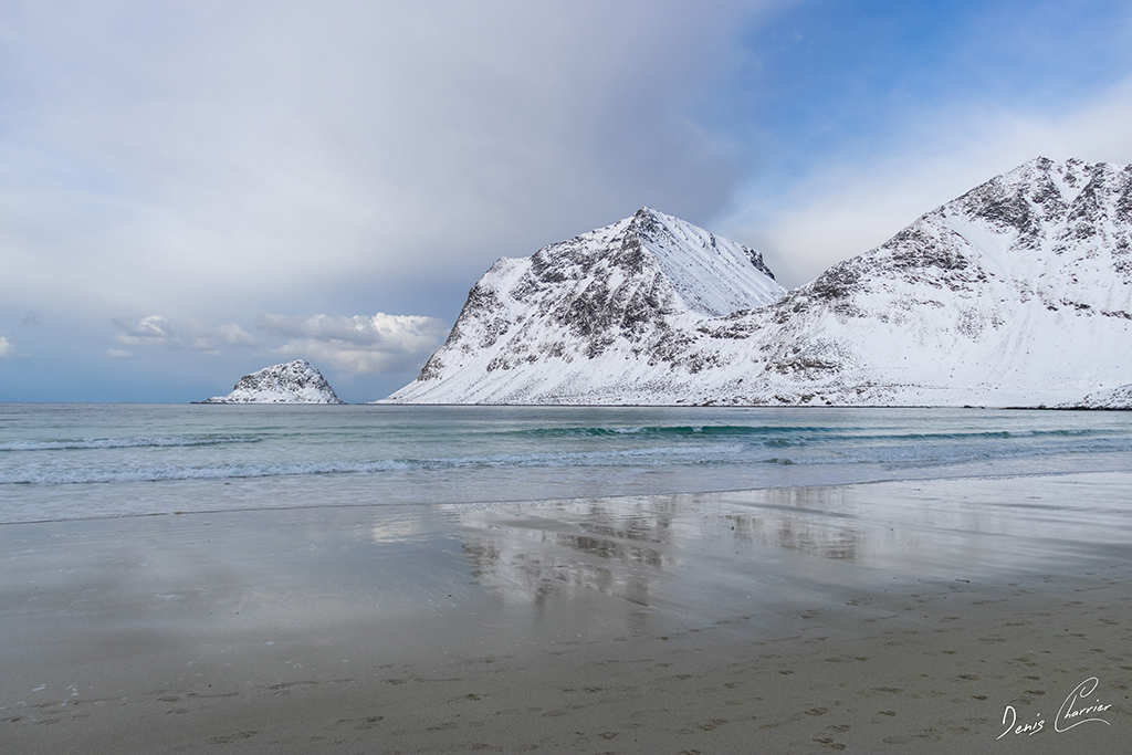 Paysage enneigé de Norvège